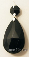Cristal couleur noir 2.5 inches 63mm